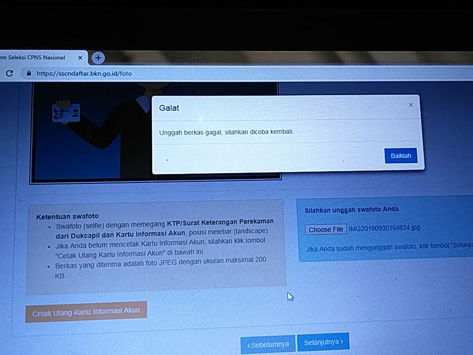 haddiris's tweet photo. @BKNgoid kenapa gak bisa bisa login... dari jam 6 tadi.... 
@BKNgoid https://t.co/GqODOk1D9I