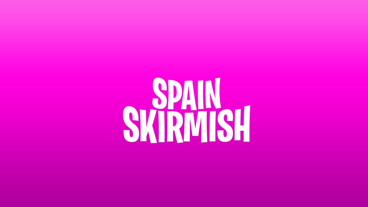 SpainSkirmish's tweet photo. Hola buenas, somos Spain Skirmirsh, esta cuenta está creada con el fin de hacer una competición de Fortnite.

(Para poder participar, deberéis cumplir unos requisitos)

- Dar "me gusta❤️ y rt 🔃 a este tweet".

- Seguirnos en @SpainSkirmish.

- Contactar con nosotros por DM 📥 https://t.co/bTwzWuGJxw