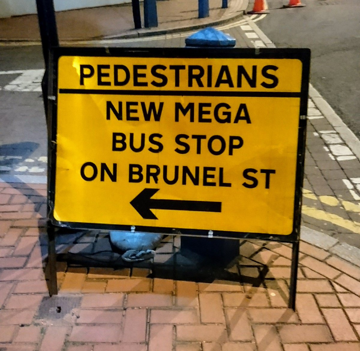 GabriellaSGG's tweet photo. Spotted in Birmingham. I need an education. What is a "mega bus stop"? #answerneeded https://t.co/vZqYgtqgWs