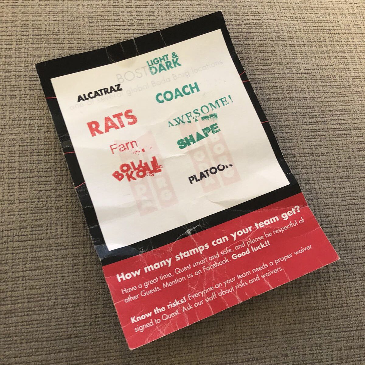 We have many Boda Bruises, but were never Boda Bored. Thanks <a href="/BodaBorgBoston/">Boda Borg Boston</a> for a super fantastic time!!