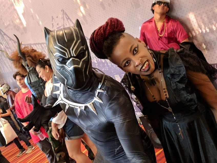 It's Time Too  Embrace Black Cosplay buff.ly/2QQe5jn #cosplay @becomingtia #blackcosplayerhere #ComicCon #blacksuperheroes #BlackTwitter #melanin #scifi #afrofuturism <a href="/nayahscifi/">nayahgram</a> #blackcosplay #blackpanther