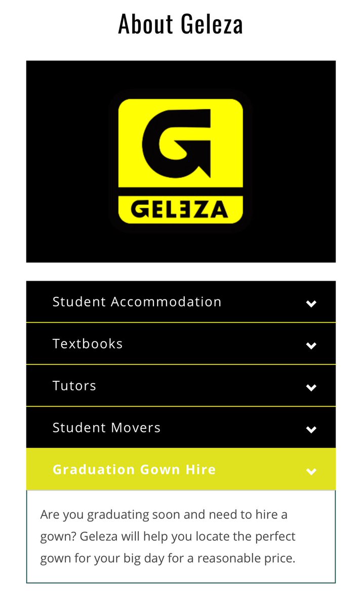 Geleza_SA's tweet photo. Graduation shouldn’t be an expensive ordeal. Geleza will help you get your perfect attire at a reasonable price.
#Gown
#GradHat
#GradBelt
#GradBib https://t.co/IHqVPoHdtc