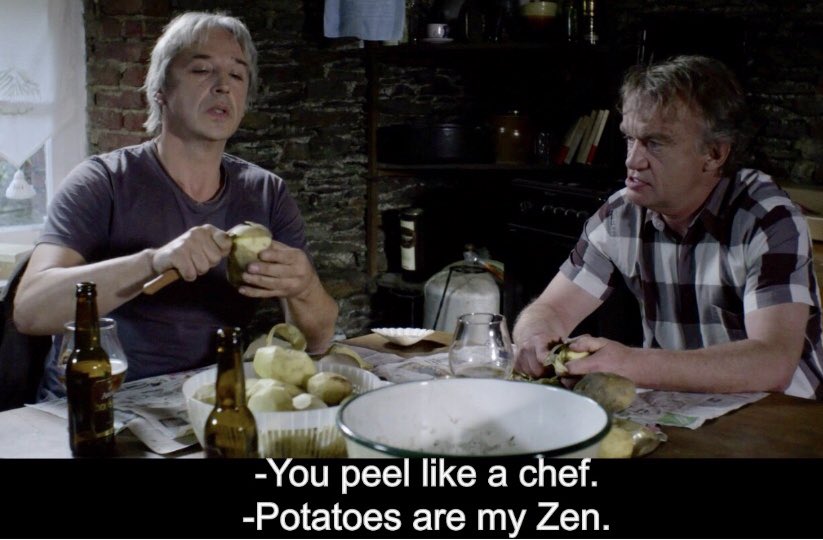 LaDorMeuseDuva1's tweet photo. @sydneyindiefest @QUIZAS_Films Ha! Glad you enjoyed #PascalTurmo the master of potato peeling and home brewing. “I imagine Paradise as a field of potatoes...” 🥔🥔🥔 🤗
#supportindiefilm #ManuelSanchez #DominiquePinon https://t.co/R7WQI33GUn