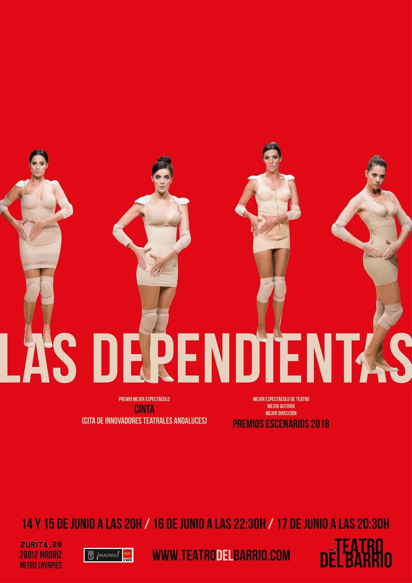 Tras el lleno de ayer, hoy última oportunidad de ver ‘Las dependientas’ en <a href="/teatrobarrio/">Teatro del Barrio</a> a las 21.30