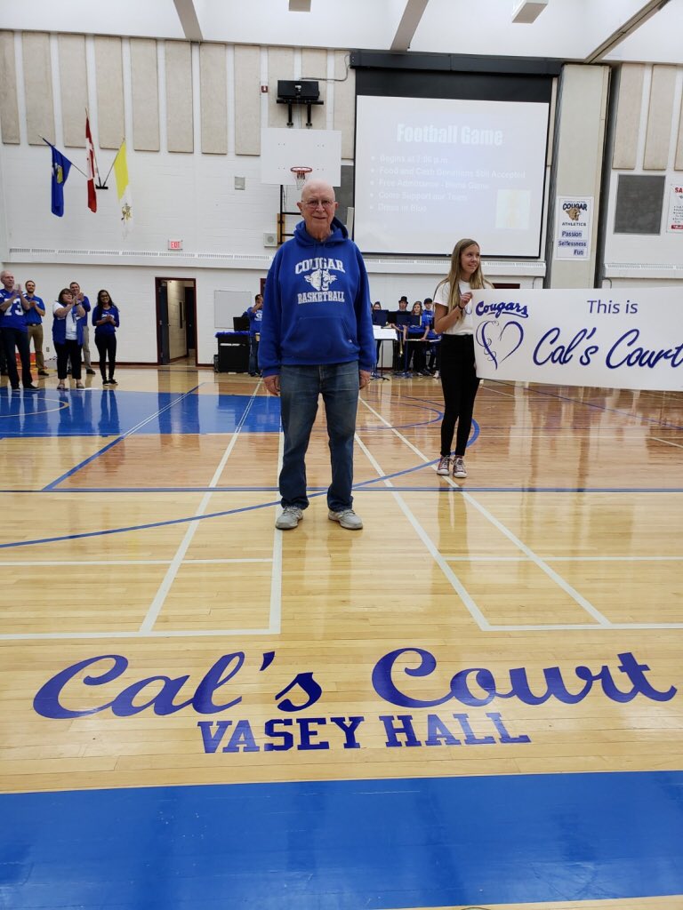 cchschool's tweet photo. A standing O for Mr. Cal O’Brien #calscourt #cch #hs4 #yql #asaa #saiac #legacy https://t.co/eU9xQIwi5C