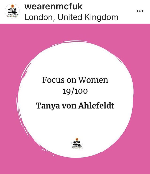 TanyavonA's tweet photo. Words cannot describe how #privileged I feel to be one amongst such a #wonderful group of #women featured by @wearenmcfuk #focusonwomen #100women this year! Much #gratitude and #love for all that you do! Thank you! 🙌🏼 please do look at the Nelson Mandela Children’s Fund https://t.co/xOVpgtLaCd
