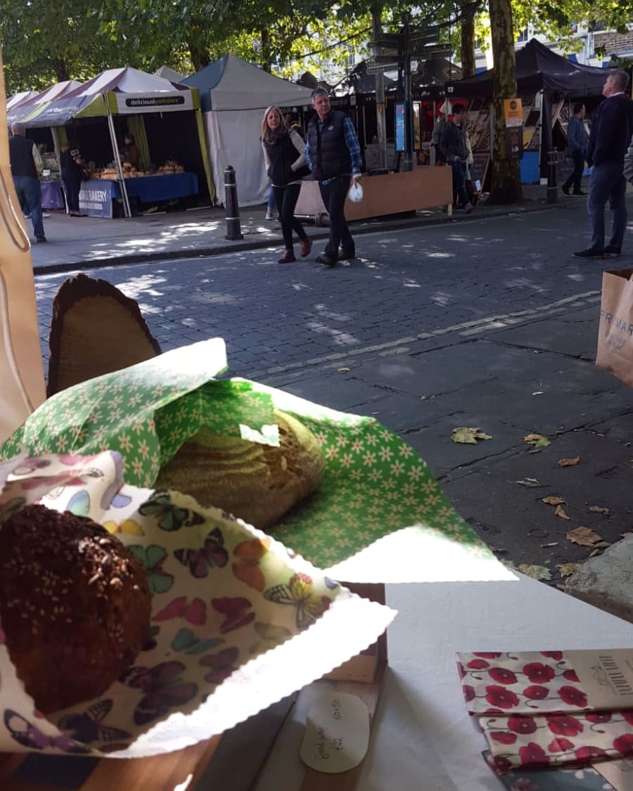 Weve been using @bluebirdbakeryyorkshire bread to demonstrate our wraps. #realbread #bumblewrap #eco #sustainableliving