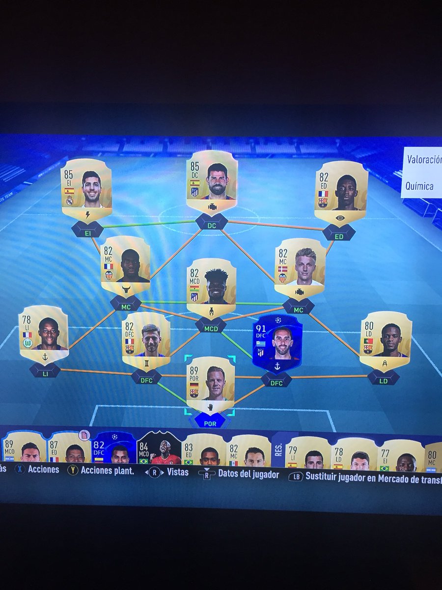 Polsancli's tweet photo. #FdeFifaTwitch
Formacion final 4-2-3-1 con 50k para mejorar https://t.co/rNngy0kL8l