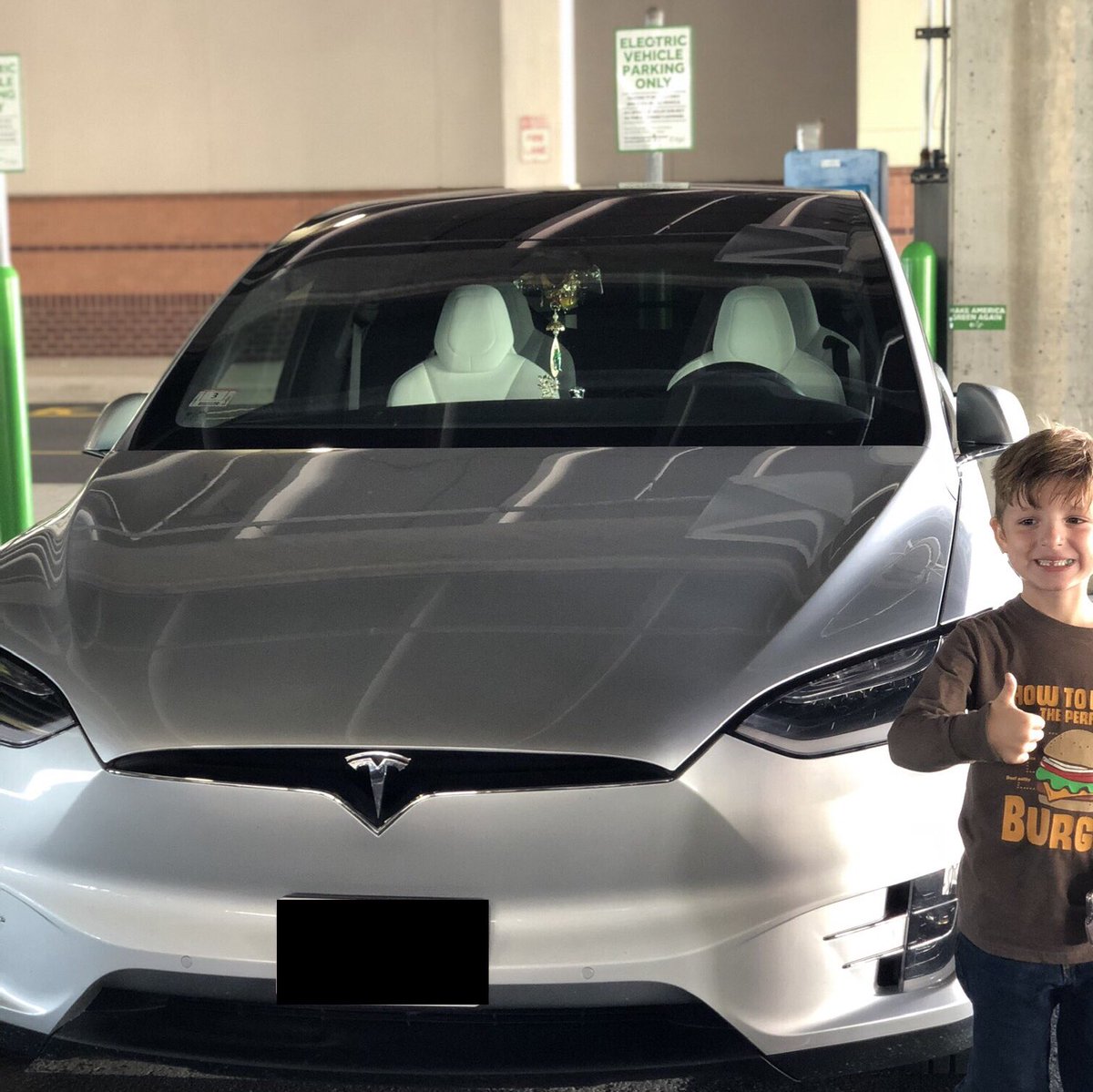 junior motorhead and his dream car 🔌🔋