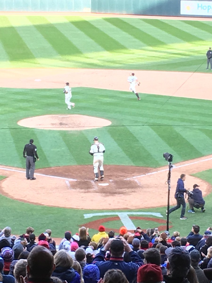 srbigmitch's tweet photo. Back in the Saddle again!         #7 in his Final Twins game?? https://t.co/EFs1IGwYe9