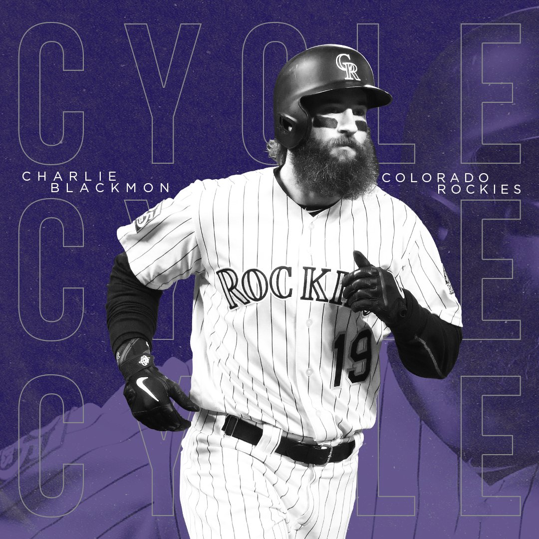 .<a href="/Chuck_Nazty/">Charlie Blackmon</a> went all out for #Game162!

That's a cycle!
