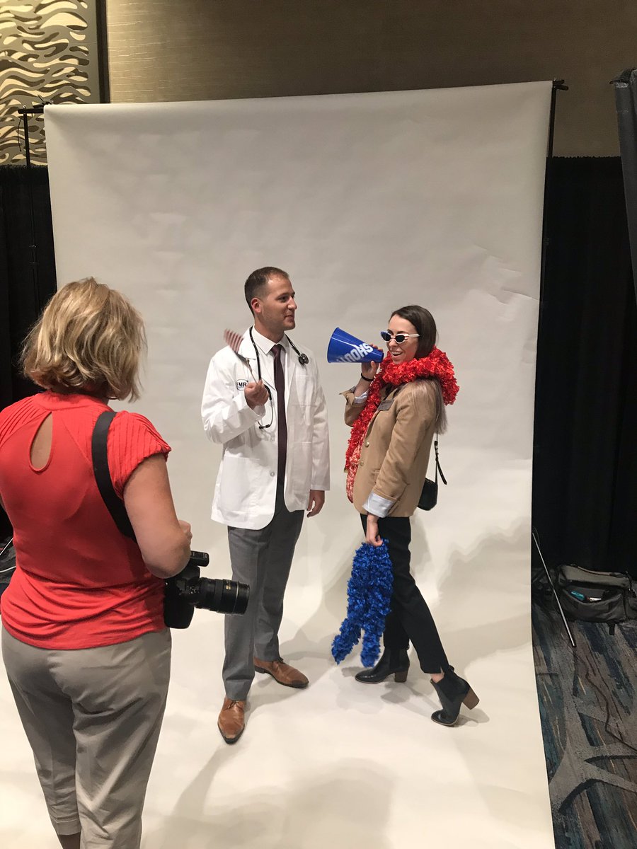 JPickosMed's tweet photo. @MikeMessina_  and Hayley Musial getting in the EMRA Studio! #EMRAatACEP #EMRAMedStudentForum #EMRASoMeTeam @emresidents https://t.co/4ckQy4viRs