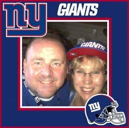 GiantFanInSoCal's tweet photo. Happy NY Giants Day Baby Cakes  #BigBlueGnome @camalee21 #GiantsPride https://t.co/WhP1wqIYvA
