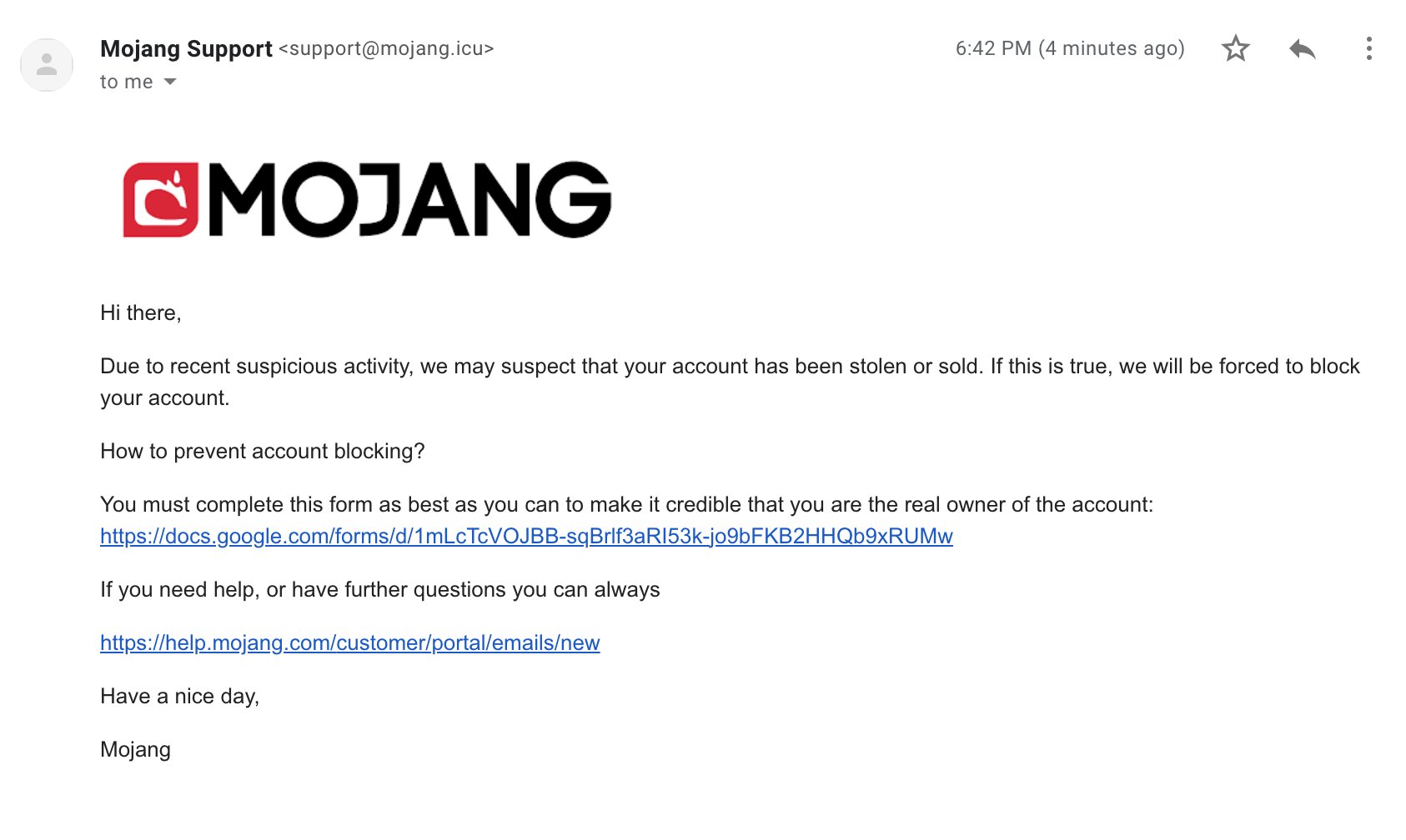 Mojang Support (@MojangSupport) / X