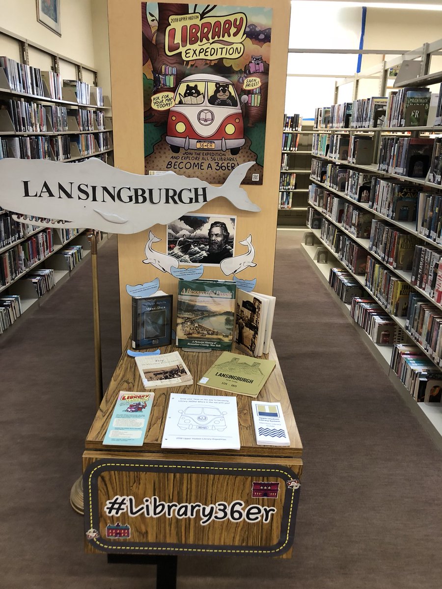 MrsCalacone's tweet photo. Library #16- Troy Public Library Lansingbugh Branch. We loved learning about how Herman Melville and Chester A Arthur had taught in the building. The staff was very iniviting. The kids loved the computers. @kcalacone #Library36er @TheTroyLibrary https://t.co/DeAJxCe1F1