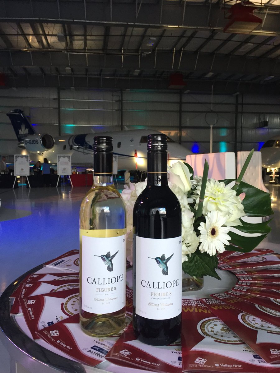 baads's tweet image. Good night for Calliope Wines @WestJet @OKWineFests Tasting