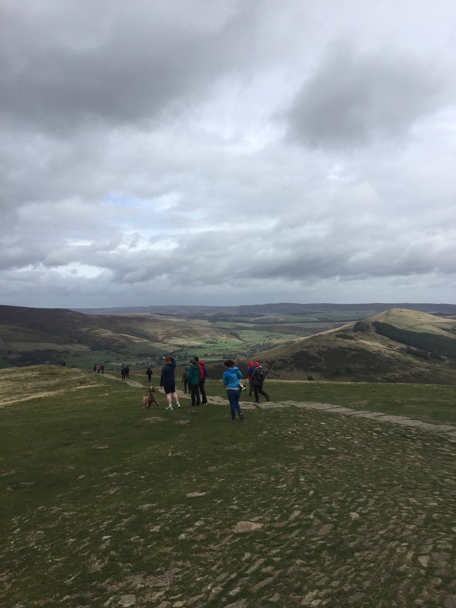 TheWIWalks's tweet photo. Highest point today the Trigpoint at Malm Tor, which we reached before lunch. @DerbyWIs @WomensInstitute @WILifemagazine @N1_WI @MFWI https://t.co/WX4Gzl8mez