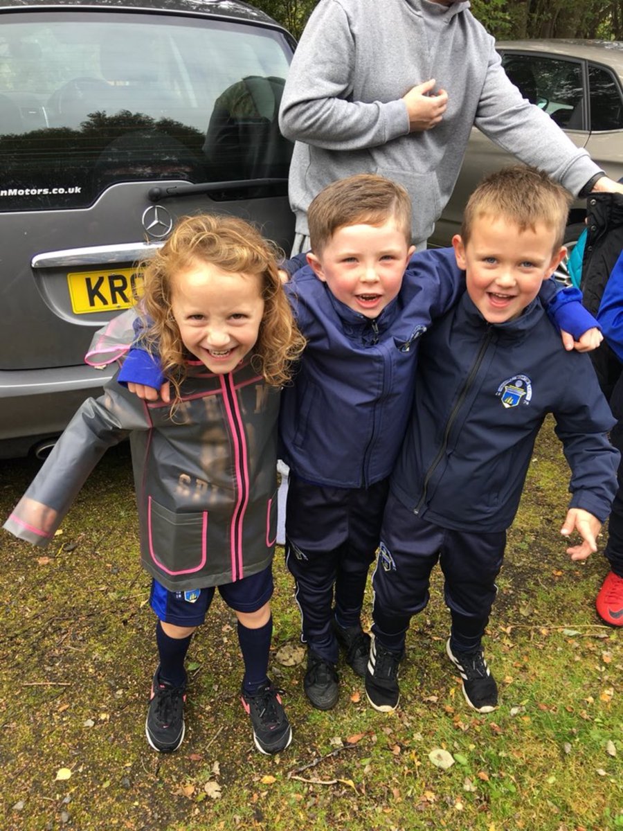MrsFrielASP's tweet image. Well done to Stella, Lucas &amp;amp; Finn.👏🏼 Hope your sponsored walk raised lots of money for your football team.