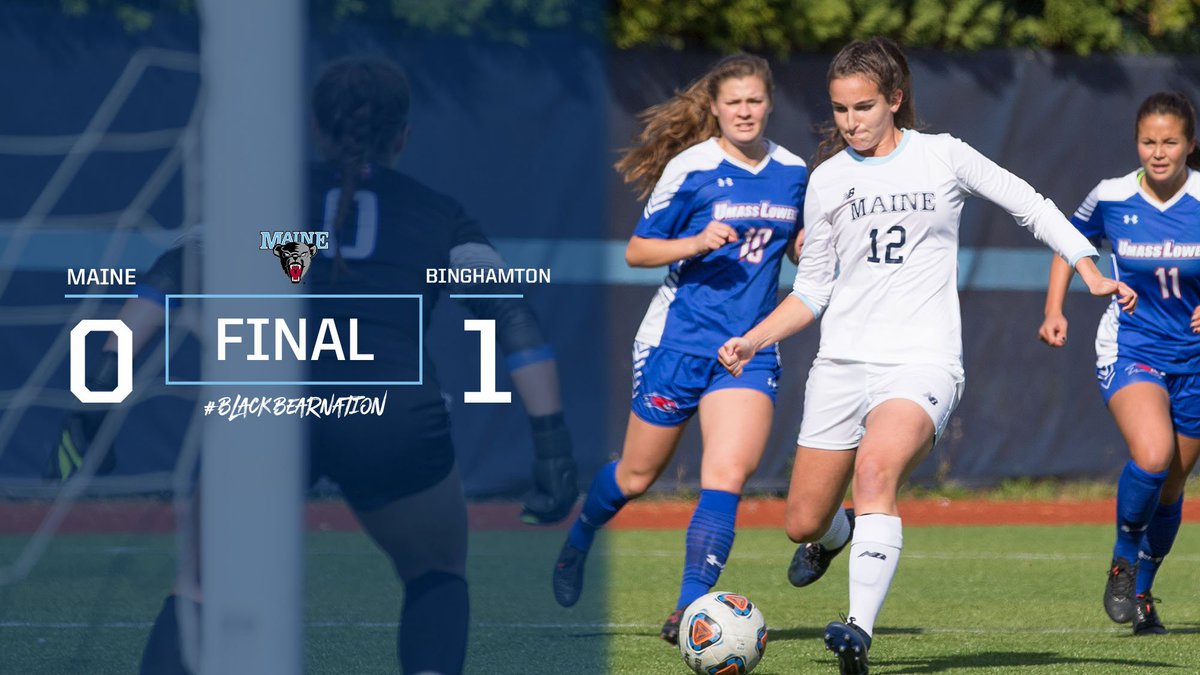 Final for the Black Bears -

UMaine: 0
Binghamton: 1

#BlackBearNation | #AEWSOC