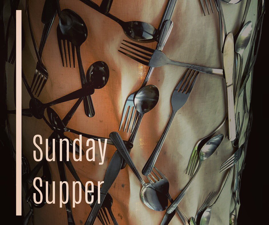 ::Sunday Supper Tonight::Crispy fried chicken with Vadouvan spiced pomme puree, shaved gouda, apple gremolata and sauteed April Joy Farm winter greens. Served with a ham hock salad with frisee, fresh green beans, 7-minute egg and a chive and tarragon vinaigrette