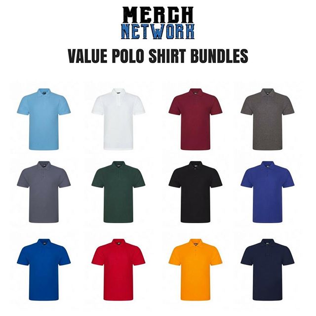 merchnetworkuk's tweet photo. Polo shirts are some of our most popular items polo shirt bundles starting from just £69+VAT for 10 with a chest embroidered logo or text.

We have 4 options that are most popular - 
Value Polo Bundles - https://t.co/lBtCmz4Wkl

Standard Polo Bundles - http://zpr. https://t.co/OGd7XUvD09
