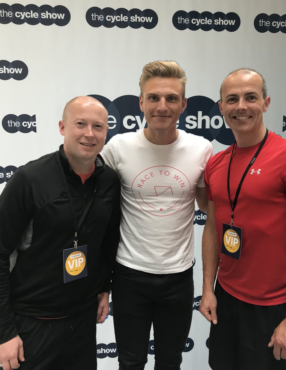roblkirk's tweet photo. Great to meet a true ambassador of cycling @marcelkittel @CycleShow
#cycleshow2018 @canyon_bikes @CanyonUK
#PROcyclist @katushacycling https://t.co/MIIePaFlD5