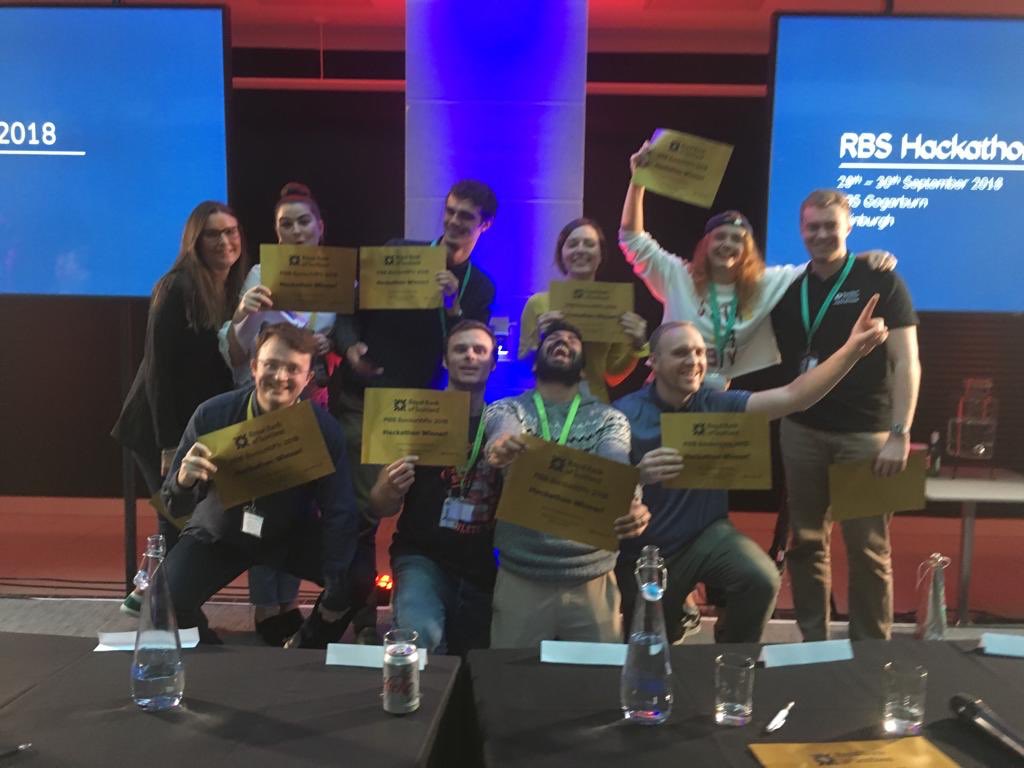 stokesy_92's tweet photo. Cannot believe both teams won!!! Willy wonkas chocolate factory here we come. #MatWest #Divide #BankOfAPIs @BankOfAPIs https://t.co/I1QwgBuwXG