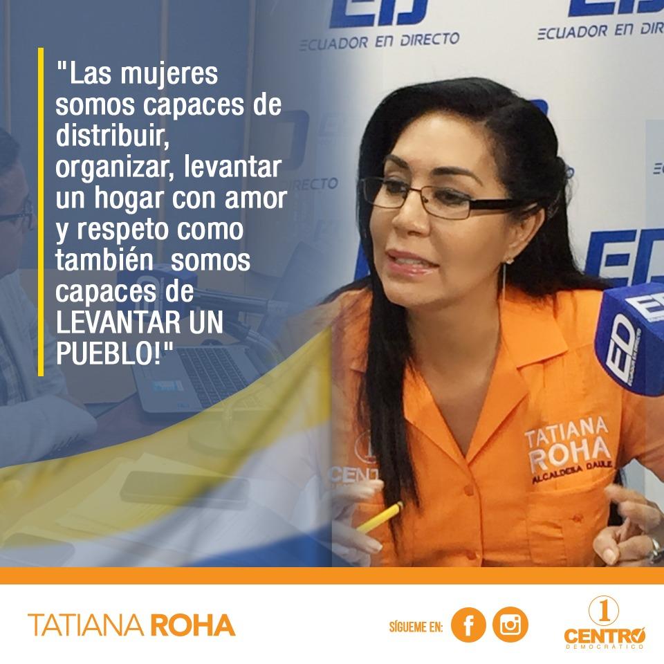 cendemocratico's tweet photo. .@tatianaroha, la mujer que desde la Alcaldía de Daule aspira trabajar buscando el bienestar y progreso del cantón y de toda su gente! ☝🏻🧡 https://t.co/CzSSnGKQNF