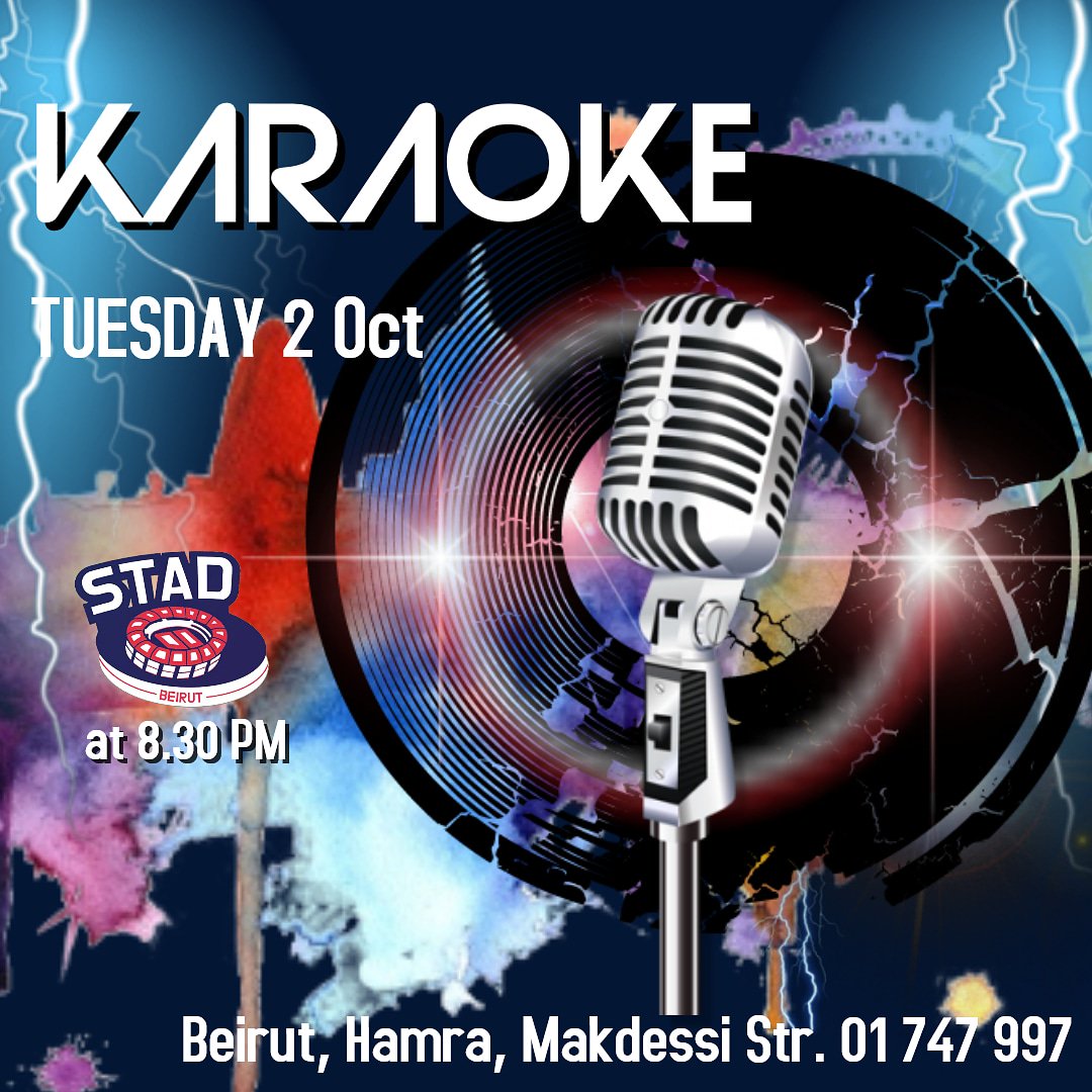 stadrestocafe's tweet photo. Brake the #weekdays #routine &amp; #joinus for another #exciting #karaokenight on #tuesdaynight at STAD... #enjoymusic #singing #dancing #karaoke #dinner #deliciousfood #yummy #tasty #refreshments #nominimumorder https://t.co/ZxUQMOa5YU