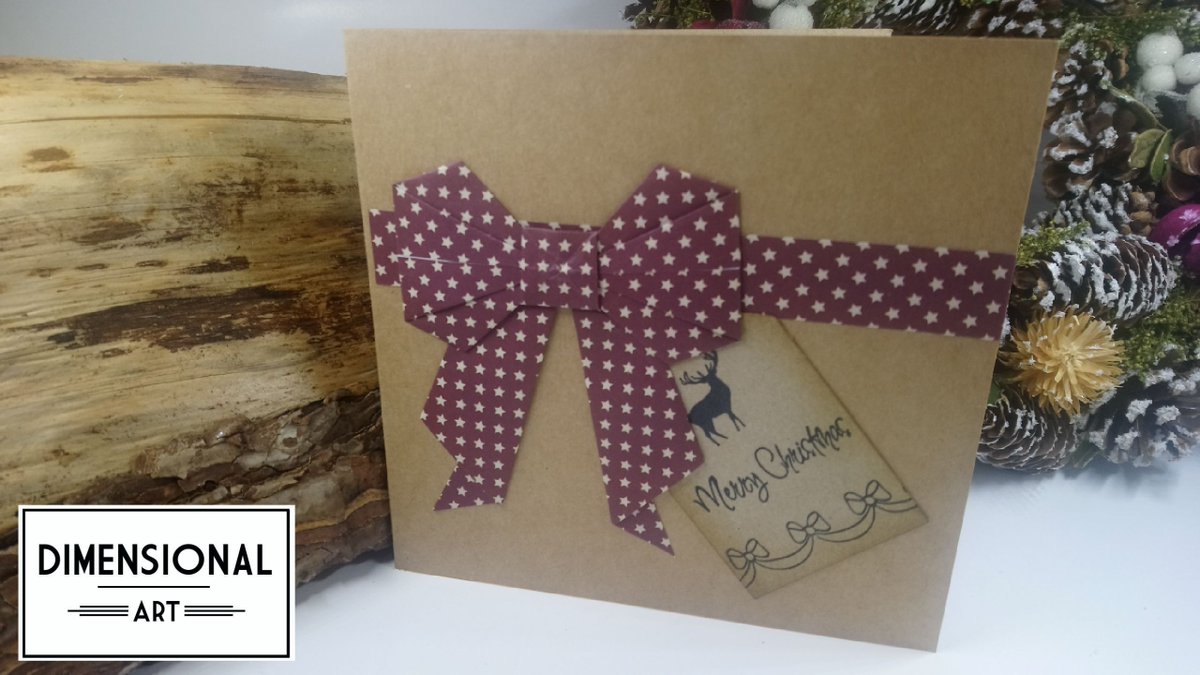DimensionalUK's tweet photo. Merry Christmas card with Origami festive bow.

🎀https://t.co/fmEO83ReY9

#CraftHour #handmadehour #womaninbizhour #handmade #htlmp #craftbuzz #crafturday #etsystore #etsyshop #etsyfinds #makecraftbritain #ukgifthour #ukcraftershour #epiconetsy #hmuk #christmas #christmas2018 https://t.co/HuzzkCw0xq