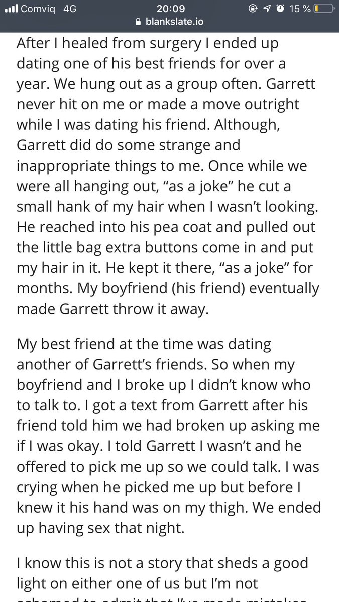 BORNS_exposed's tweet photo. A letter sent to me by a girl who wanted to share her experience with G   https://t.co/J6qw6qaUZy https://t.co/SqH7FOsPux