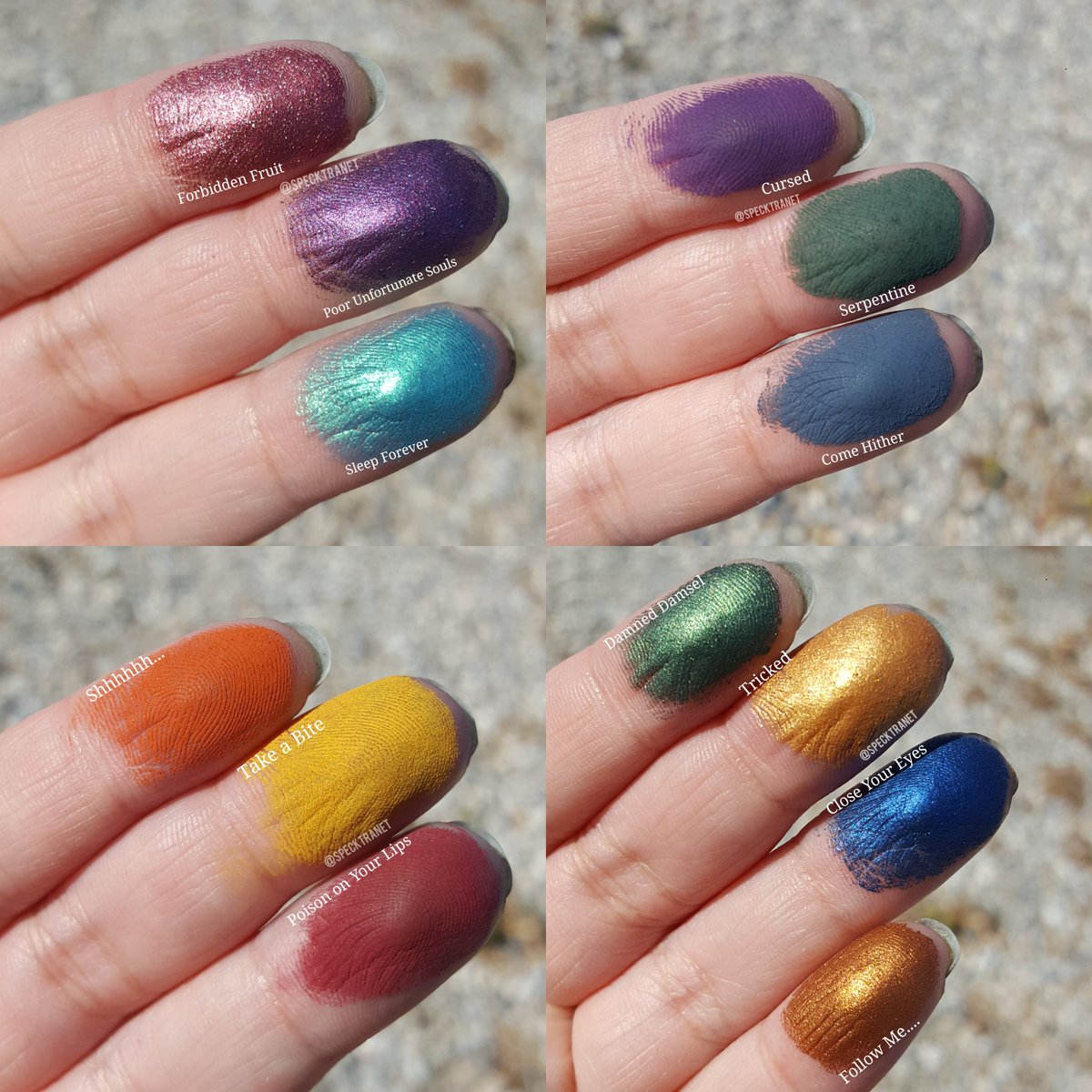 specktranet's tweet photo. @looxi_beauty Temptation collection drops October 1st at 9am pst! Full Review on our forum, link in bio! #looxi_beauty #looxi #swatches #swatch #cosmetics #collection https://t.co/BJKpH6Yj2r