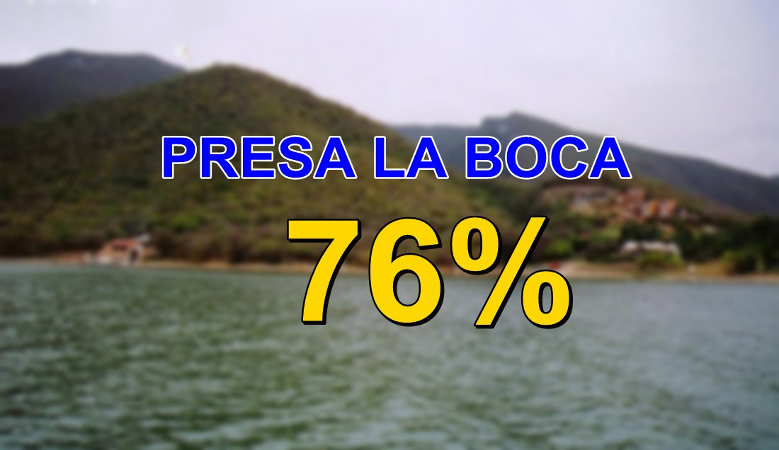 nelvaldez's tweet photo. ¡Buenas Noticias! 😁

En el reporte de hoy Domingo, @Conagua_OCRB reporta un 76% de llenado en la presa La Boca #NuevoLeón https://t.co/J6NBxioGn8