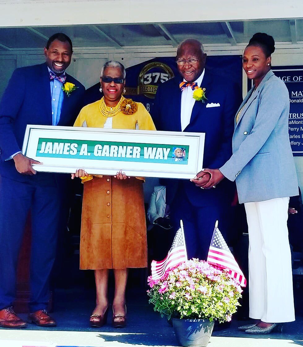 LMiales's tweet photo. #JamesAGarnerway ! Congrats Uncle James for having a street renamed after you. https://t.co/EzpkishGxh