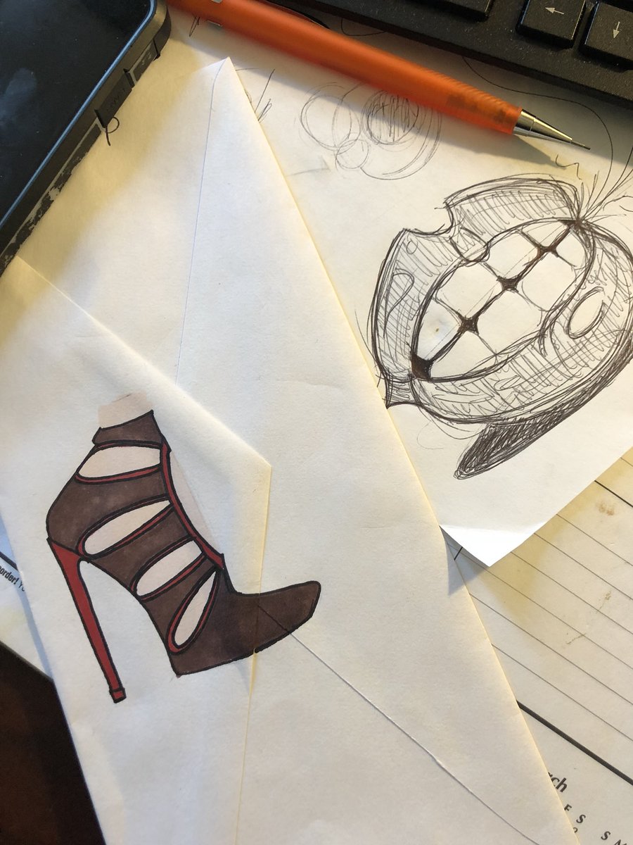 I sketch on anything available