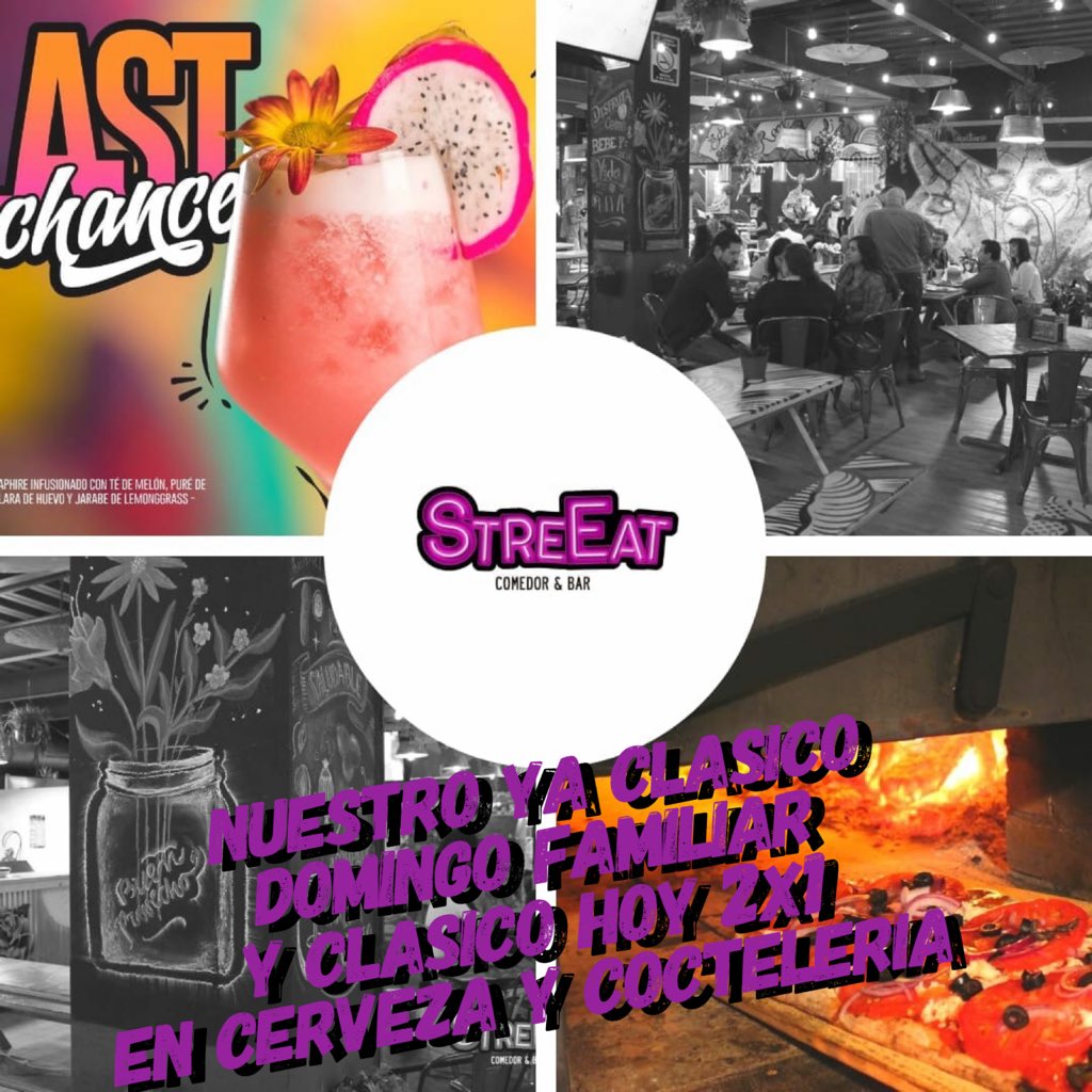SASHO0's tweet photo. Domingo de familia y amigos te esperamos. #streeat #interlomas #restaurante #bar #anahuacnorte #america #classico
#futbol https://t.co/N2aAWetGbO