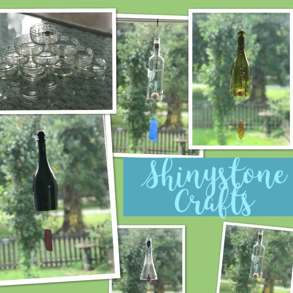 ShadowsonTeche's tweet photo. Shiny Stone Crafts creates glass crafts out of wine bottles. She makes wind chimes, sun catchers, incense burners, votive candle holders, &amp; more. Some glass is even etched! Find her booth at the Shadows Arts and Crafts Fair! https://t.co/iJKRbnzhMg #onlyiberia #artsandcrafts https://t.co/uvmCPjxSaq