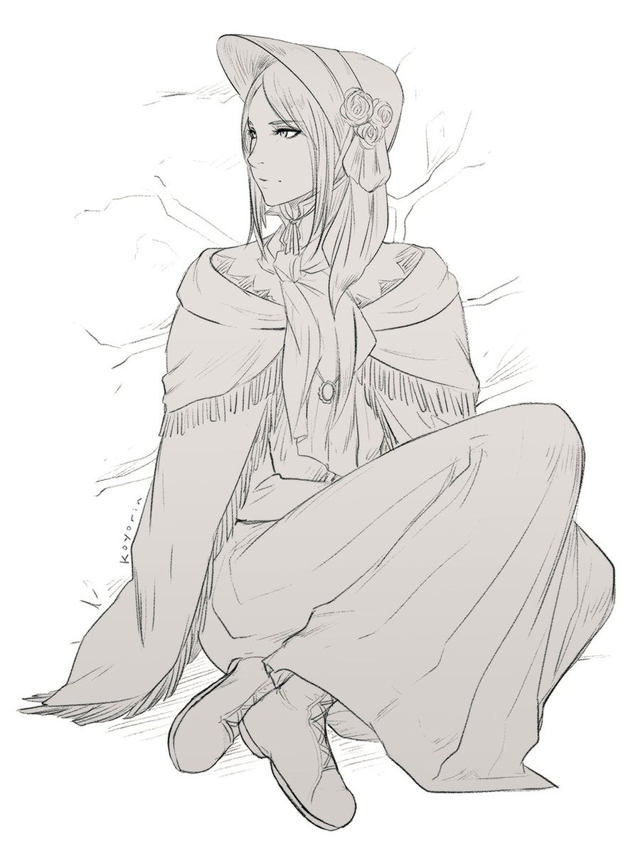 plain doll sketch #bloodborne #rkgk 