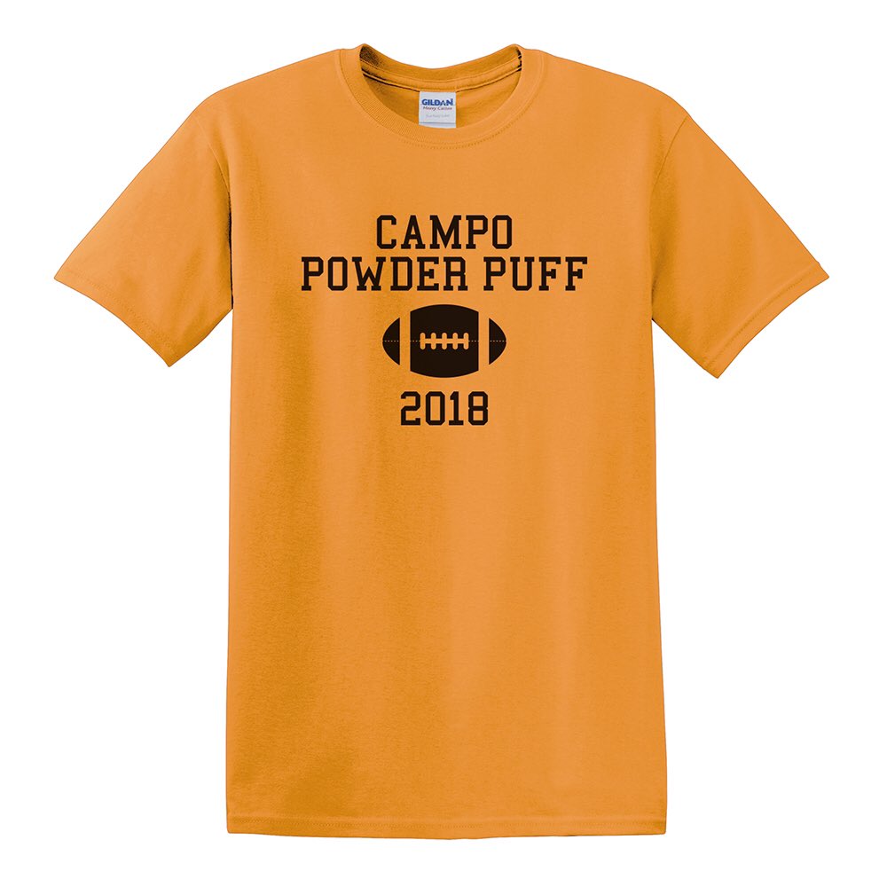 Powder Puff tees are now available! Deadline to order is October 7th! @CampolindoHS 

Order: powderpuff.campocougs.com