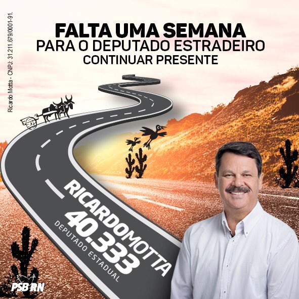 O nosso Estado precisa de presença, olho no olho e desejo de mudar o RN. No dia 07 de outubro, vote em quem trabalha por você, vote Ricardo Motta! #RicardoMotta40333  #DeputadoEstadual #DeputadoEstradeiro 4⃣0⃣3⃣3⃣3⃣✅