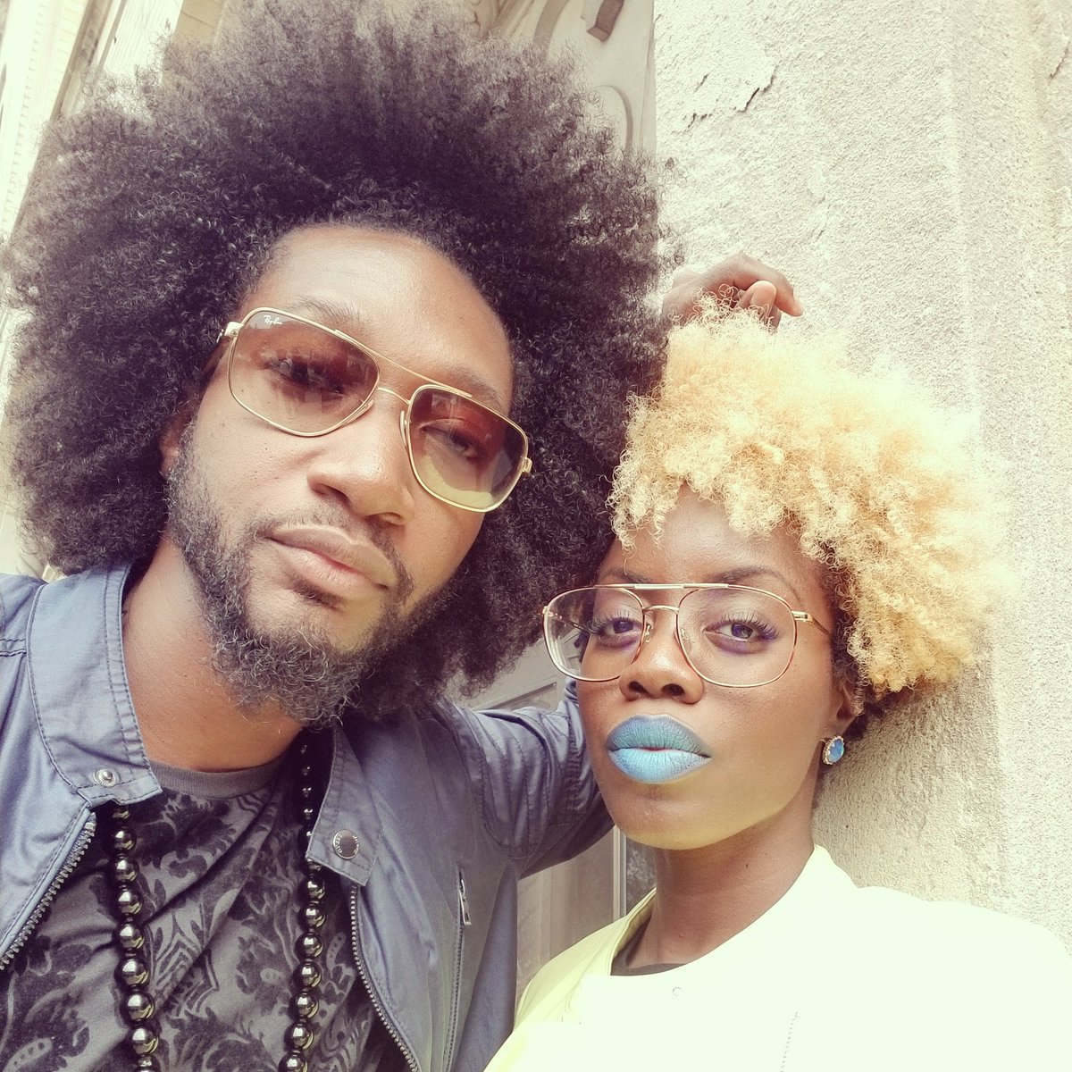 RAIIandWhitney's tweet photo. Happy Sunday beautiful people! We love you! #GodLovesYouMore #HeReallyDoes
#RAIIandWhitney #ATimeForEverything #MarriageAndMusic #FreeToLove #Love #HisAndHerENT #ANWA #NaturalHair #Afros #Fros #Shades #lipstick #AllNationsWorshipAssembly #TheReturn #ComingHome #WorldWide https://t.co/6KAH6OiOQF