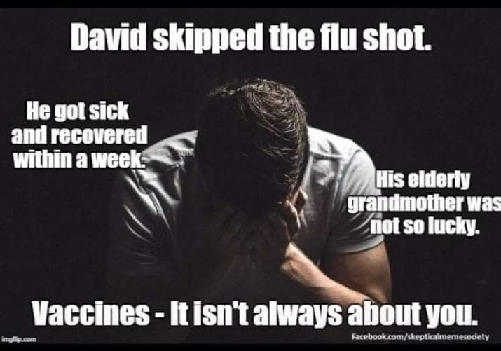 uhdbRespiratory's tweet photo. Powerful message! Get your flu vaccines now! #flufighters @RdhRespiratory @ImpACTplus_team @UHDBTrust https://t.co/FeTIkCyY8J
