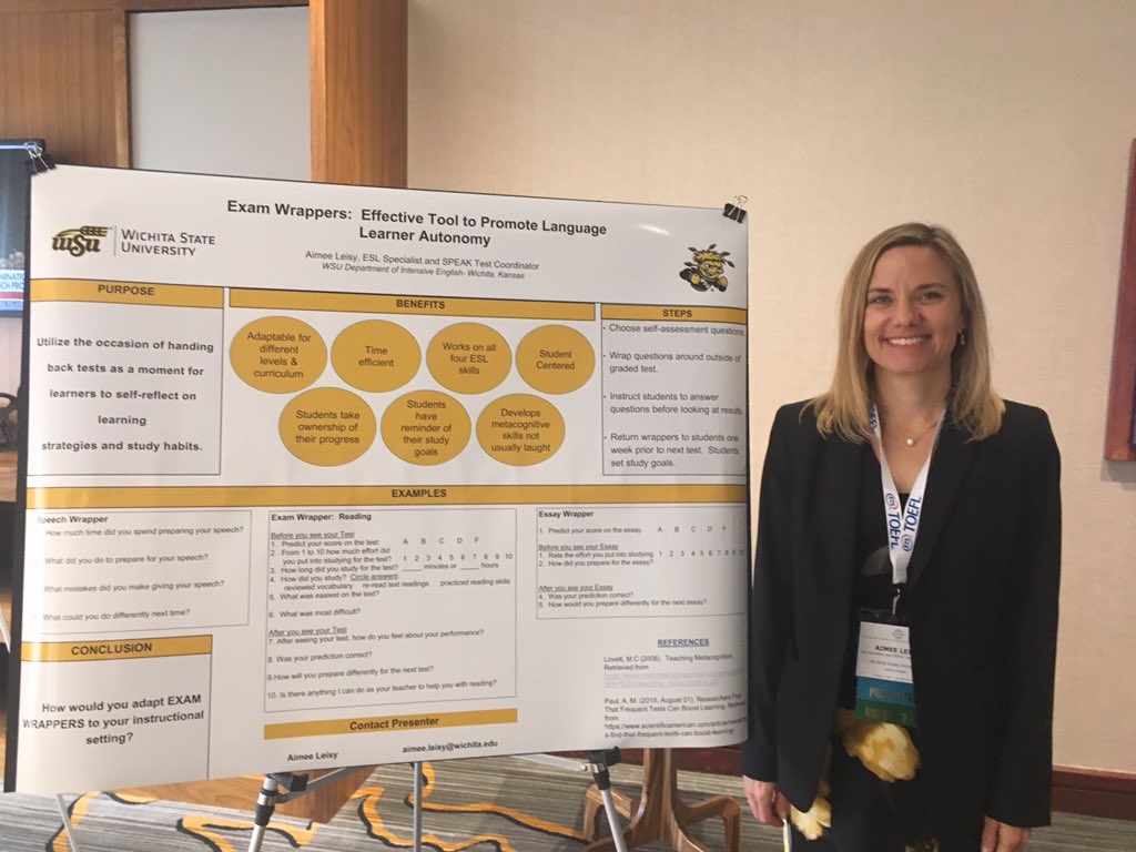 aimeeleisy's tweet photo. Got lots of positive feedback on my presentation at #MIDTESOL18 https://t.co/h2MLaEP9gr