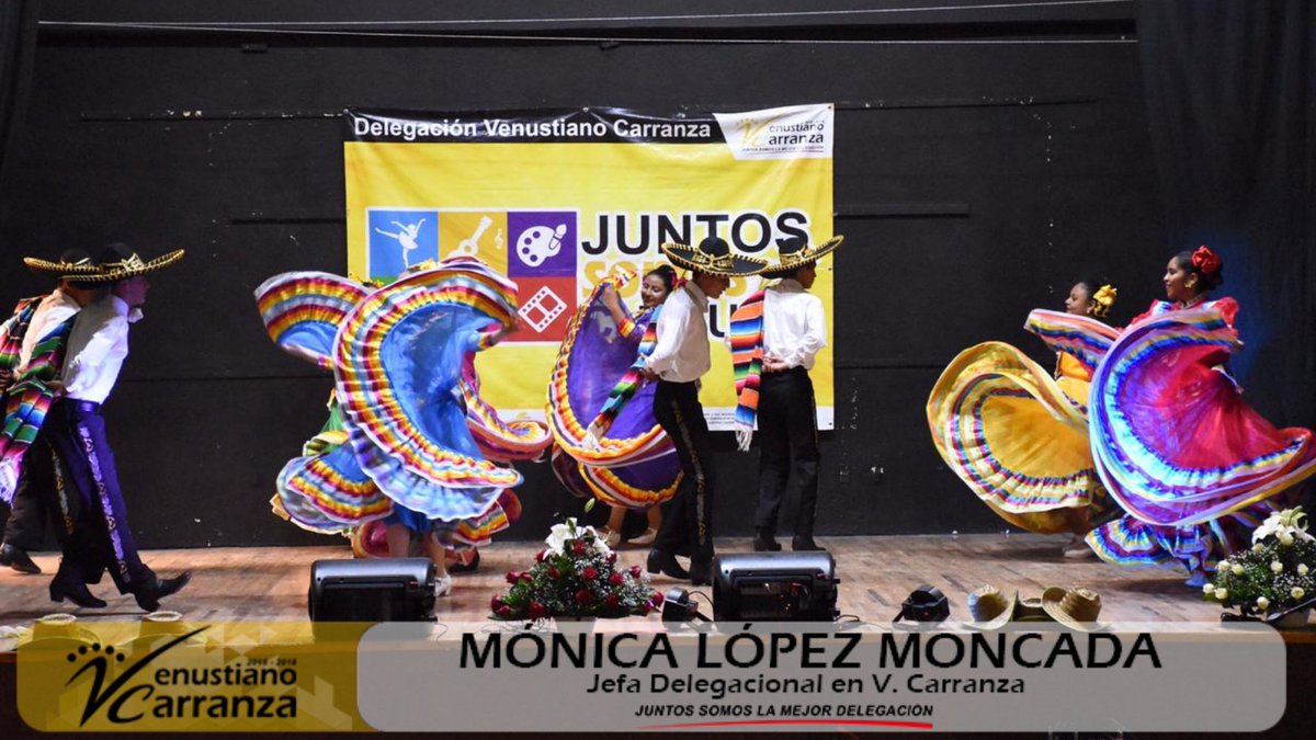 Celebramos el folclore mexicano con una muestra de baile en la Casa de Cultura Enrique Ramírez y Ramírez titulada "México Lindo y Querido". #MLM #JuntosSomosCultura #FelizDomingo