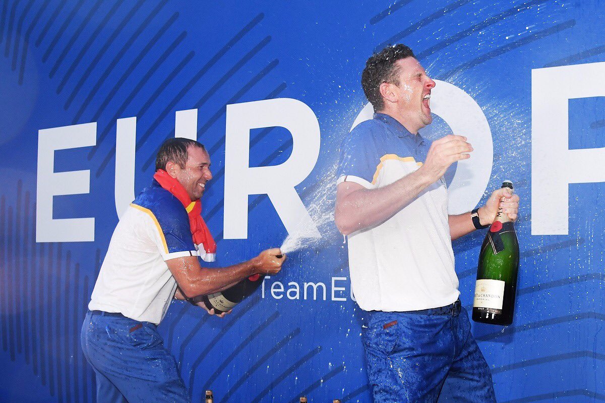 DPWorldTour's tweet photo. These guys 🙌👏

#TeamEurope #RyderCup https://t.co/nfpLX59bGm
