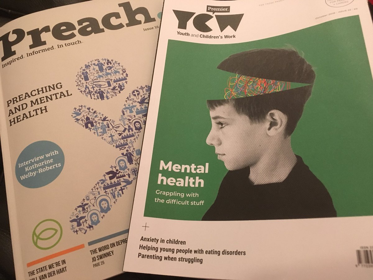 DocRobWaller's tweet photo. I’ve just read the @YCWmag and @PreachMagazine I was given at the #Leadwellconf @mindandsouluk yesterday. What amazing articles by so many people doing great things for Christianity and mental health!!! Come and join in!!! https://t.co/eh1w42OeRe