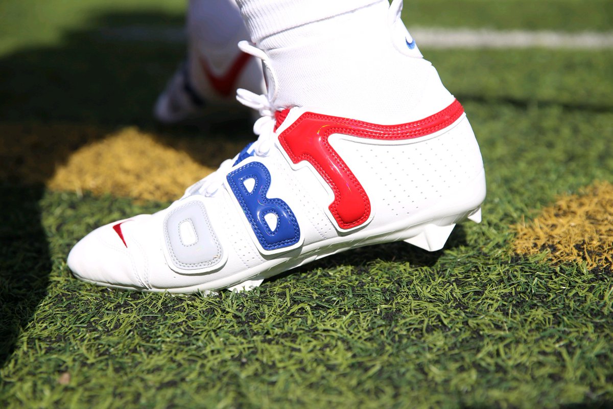 blue obj cleats