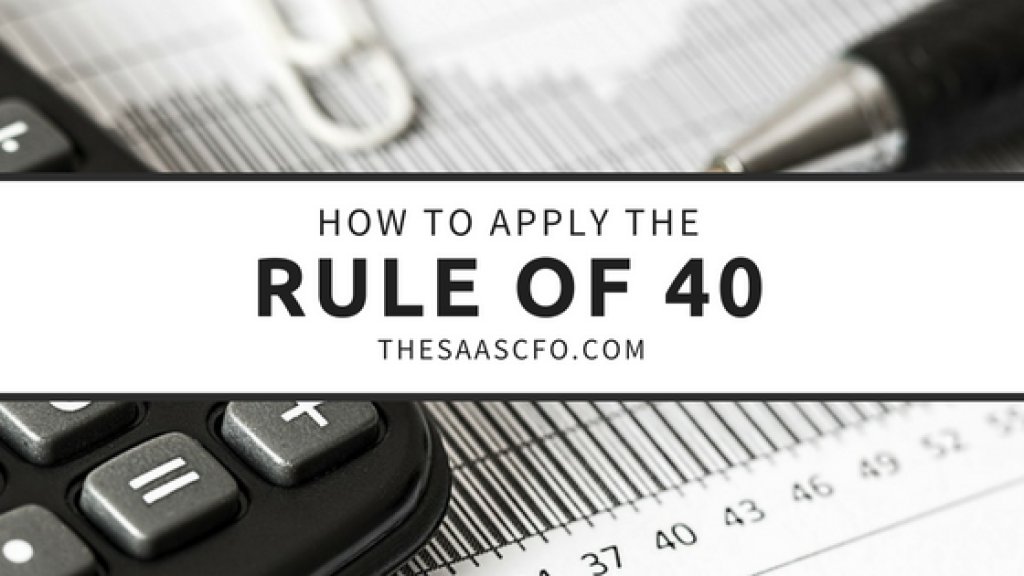 Are you operating a healthy SaaS company?  

Find out by applying the Rule of 40, a simple financial rule of thumb.  via <a href="/BR_Murray/">Ben Murray</a> #SaaS #Metrics #EBITDA

cnsns.us/2pkigay