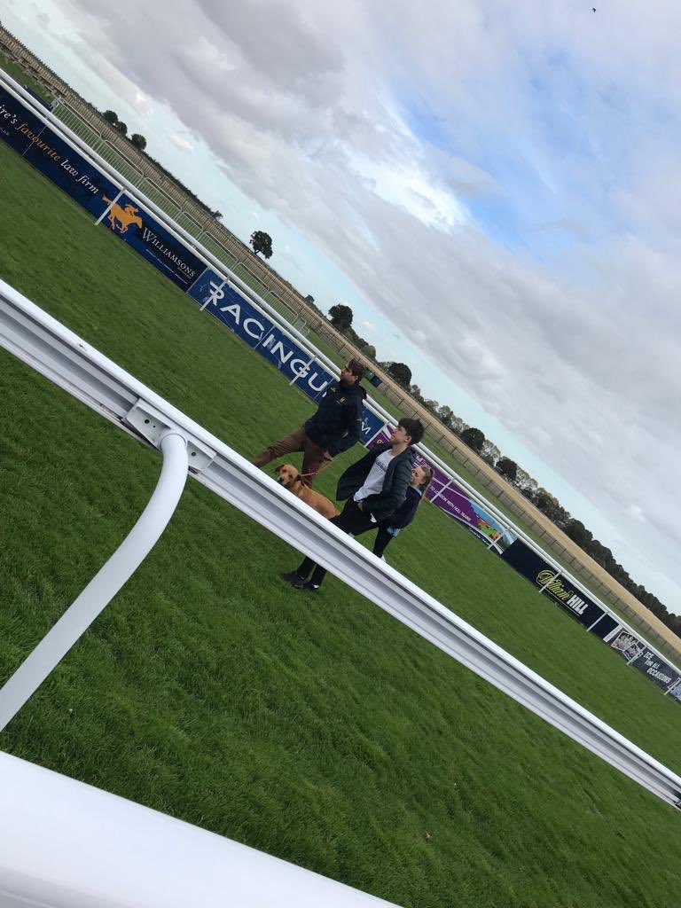 Russkennemore's tweet photo. Course walk at Beverly with my jockeys #greatday #hardworkpayedoff β¦@NRCDoncasterβ© β¦@RacingGrantsβ© https://t.co/kL4DrSqEiK