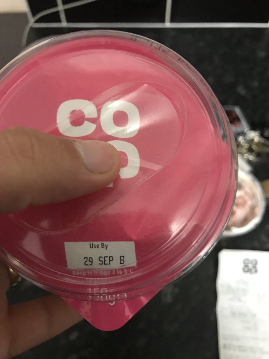 BromleyWilliam's tweet photo. @coopuk the co op group trying to kill me off with out of date food, only wanted a yogurt to soothe my throat feeling a bit down, now worried I’m gonna peg it as my yoghurt was out of date by almost two days! https://t.co/yWxU6njInn